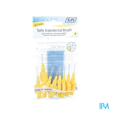 Load image into Gallery viewer, Tepe Interdental Brush Cyl.0,70mm Yellow Fine 8
