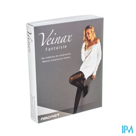 Veinax Panty Kleine Diamant 2 Lang Zwart Maat 1