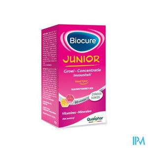 Biocure Junior Kauwsterretjes 60 St tabletten