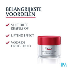 Load image into Gallery viewer, Eucerin Hyaluron Fil.+volume Lift Dagcr Dr.h. 50ml
