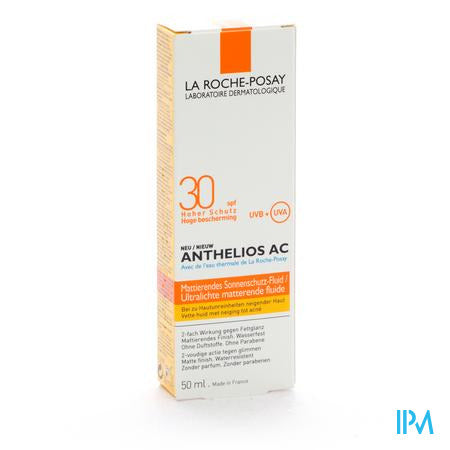La Roche Posay Anthelios Fluide Ac Ip30 50ml