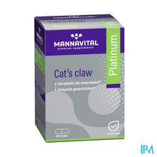 Afbeelding in Gallery-weergave laden, Mannavital Cats Claw Platinum V-caps 60
