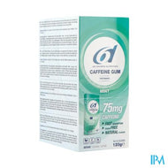 6d Sports Caffeine 75mg Gum Mint 60x2g