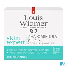 Afbeelding in Gallery-weergave laden, Widmer Skin Expert Aha Creme 5% N/parf 50ml
