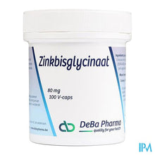 Afbeelding in Gallery-weergave laden, Zinkbisglycinaat 80mg V-caps 100 Deba
