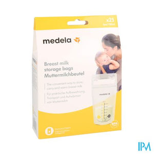 Medela Zakjes Voor Moedermelk 180ml 25