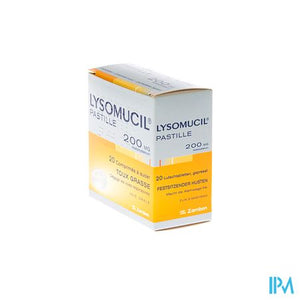 Lysomucil 200 Comp A Sucer - Zuigtabletten 20