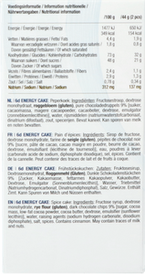 6d Energy Cake Chocolate 6x44g