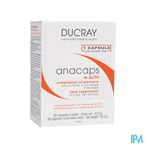 Ducray Anacaps Tri-activ Caps 1x30