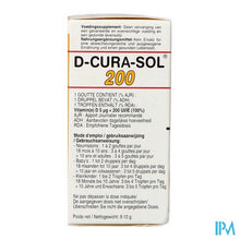 Afbeelding in Gallery-weergave laden, D-cura Sol 200 I.E. Oplossing 10ml
