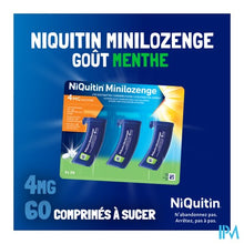 Charger l'image dans la galerie, Niquitin 4,0mg Minilozenge Nf Zuigtabl 60
