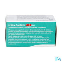 Afbeelding in Gallery-weergave laden, Cetirizin Aurobindo 10mg Filmomh Tabl 50
