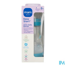 Charger l'image dans la galerie, Mam Zuigfles Easy Start A/colic Matt Blauw 260ml
