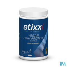 Load image into Gallery viewer, Etixx Vegan High Prot.shake Vanil.caramel Pdr 875g
