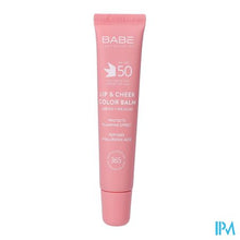 Afbeelding in Gallery-weergave laden, Lip&amp;cheek Spf50 Color Balm Pink 20ml
