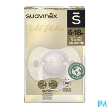 Charger l'image dans la galerie, Suavinex Gold Soother Silicone Revers. 6-18m Grey
