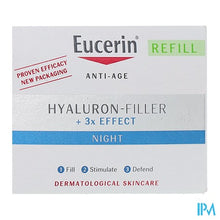 Load image into Gallery viewer, Eucerin Hyaluron-filler X3 Nachtcreme Navul. 50ml
