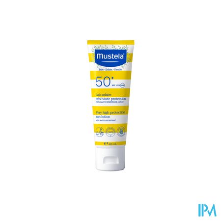 Mustela Zon Melk Heel Hoge Bescherming Ip50+ 40ml