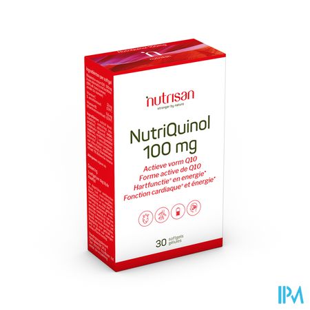 Nutriquinol 100mg Nf 30 Softgels  Nutrisan