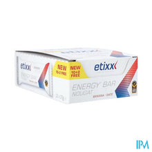 Load image into Gallery viewer, Etixx Energy Bar Nougat Banana Date 12x37g
