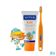 Load image into Gallery viewer, Vitis Kids Gel Tandpasta 50ml
