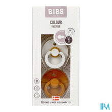Afbeelding in Gallery-weergave laden, Bibs 1 Fopspeen Duo Haze/caramel 2
