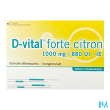 Afbeelding in Gallery-weergave laden, D-vital Forte Citroen 1000mg/880ie Bruis Zakjes 90

