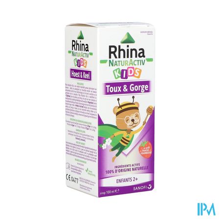 Rhina Natur Activ Hoest Kids Siroop 100ml