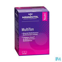 Afbeelding in Gallery-weergave laden, Mannavital Multiton V-caps 60
