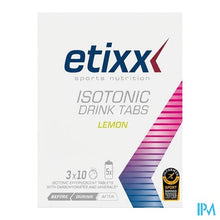 Charger l'image dans la galerie, Etixx Isotonic Lemon Bruistabl 3x10
