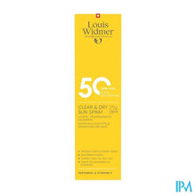 Afbeelding in Gallery-weergave laden, Widmer Clear &amp; Dry Sun Spray 50 Zonder Parfum 200ml
