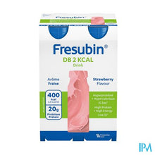 Load image into Gallery viewer, Fresubin Db 2 Kcal Drink Aardbei 4x200ml
