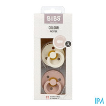 Charger l'image dans la galerie, Bibs 3 Fopspeen Duo Ivory&amp;blush
