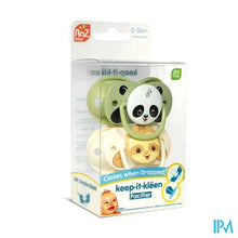 Charger l'image dans la galerie, Raz Baby Keep It Clean Pacifier 2pk Sloth&amp;panda 2
