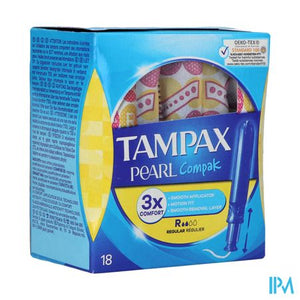 Tampax Pearl Compak Regular 18