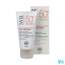 Charger l&#39;image dans la galerie, Svr Sun Secure Gekleur.miner.norm.huid Spf50+ 60ml
