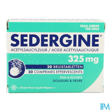 Afbeelding in Gallery-weergave laden, Sedergine 325mg Bruitstabl 20
