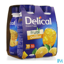 Charger l'image dans la galerie, Delical Fruitdrink Sinaasappel 4x200ml
