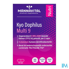 Afbeelding in Gallery-weergave laden, Mannavital Kyodophilus Multi 9 Caps 60

