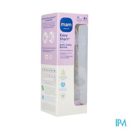 Mam Easy Start A/colic Zuigfl.pure Matt Lilac320ml