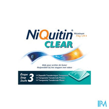 Afbeelding in Gallery-weergave laden, Niquitin Clear Patches 14 X 7mg
