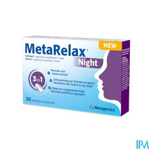 Charger l&#39;image dans la galerie, Metarelax Night Tabl 30 35686 Metagenics
