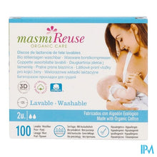 Charger l'image dans la galerie, Masmi Coussinets Allaitement Lavables Coton Bio 2
