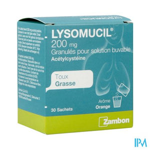 Lysomucil 200 Gran Sach 30 X 200mg