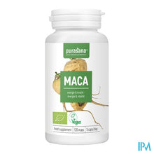 Afbeelding in Gallery-weergave laden, Purasana Vegan Maca 300mg Bio V-caps 120
