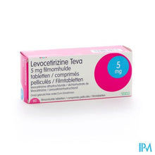 Afbeelding in Gallery-weergave laden, Levocetirizine Teva 5mg Filmomh Tabl 60 X 5mg
