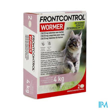 Load image into Gallery viewer, Frontcontrol Wormer 230mg/20mg Kat Tabl 2
