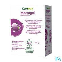 Afbeelding in Gallery-weergave laden, Careway Macrogol 4000 10g Zakjes Unidoses 20x20ml
