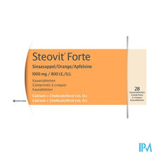 Charger l'image dans la galerie, Steovit Forte Sinaasappel 1000mg/800 Kauwtabl 28
