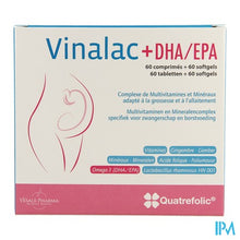 Afbeelding in Gallery-weergave laden, Vinalac Dha/epa Comp 60+softgels 60
